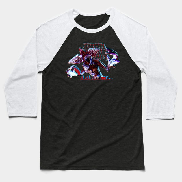 DEMOGORGON 3D Baseball T-Shirt by EBAN